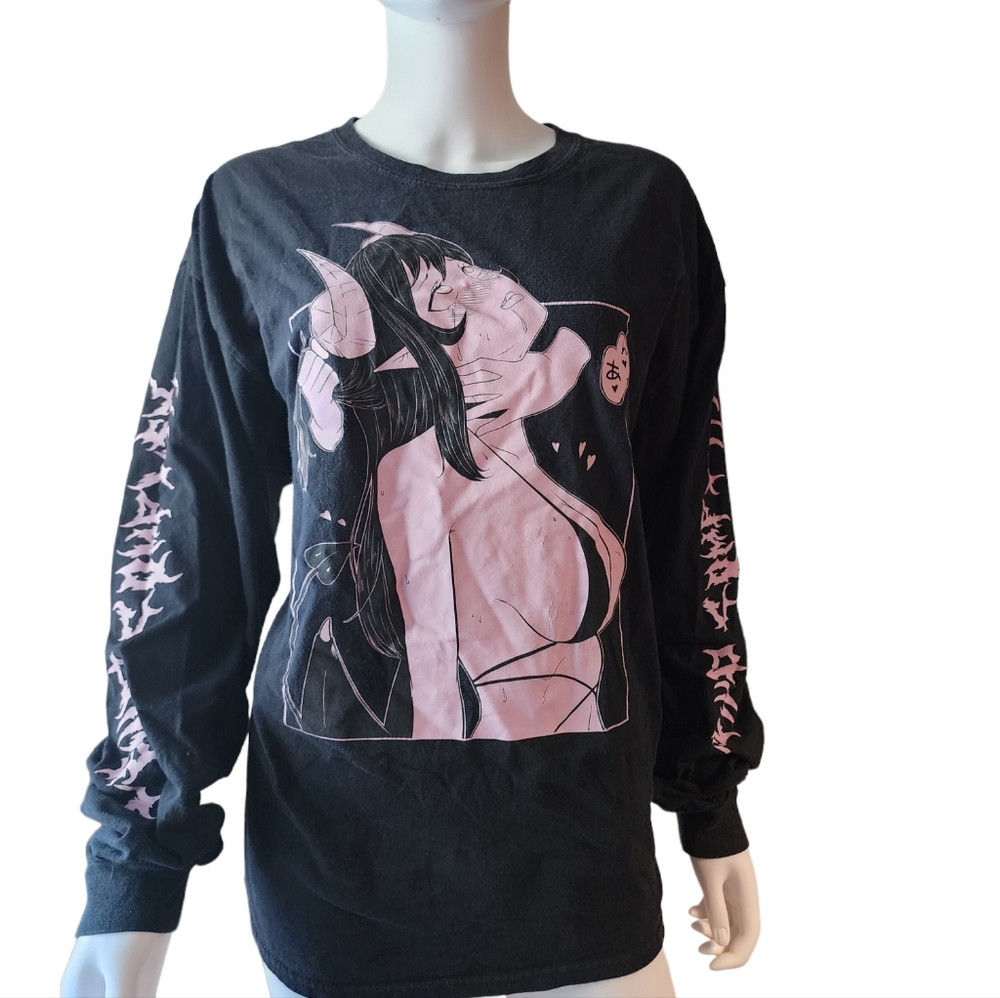 Lewd Complex Ahegao Japanese Anime Long Sleeve Shirt